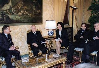 Visita di Stato in Italia del Presidente della Repubblica di Polonia Aleksander Kwasniewski e signora