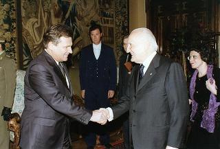 Visita di Stato in Italia del Presidente della Repubblica di Polonia Aleksander Kwasniewski e signora