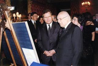 Visita di Stato in Italia del Presidente della Repubblica di Polonia Aleksander Kwasniewski e signora