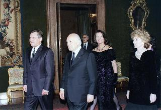 Visita di Stato in Italia del Presidente della Repubblica di Polonia Aleksander Kwasniewski e signora