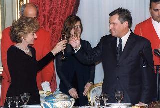 Visita di Stato in Italia del Presidente della Repubblica di Polonia Aleksander Kwasniewski e signora