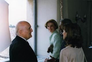 Incontro e successiva colazione del Presidente Scalfaro con il nuovo Segretario Generale dell'ONU Kofi Annan