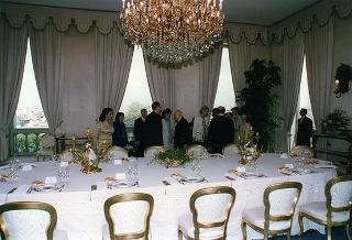 Incontro e successiva colazione del Presidente Scalfaro con il nuovo Segretario Generale dell'ONU Kofi Annan