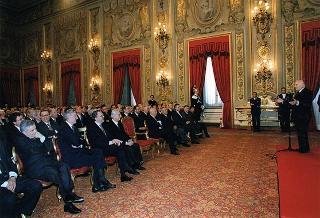 Cerimonia di consegna delle &quot;Stelle al Merito del Lavoro&quot; ai nuovi Maestri del lavoro del Lazio e dell'Umbria