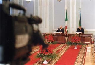 Visita ufficiale del Presidente Oscar Luigi Scalfaro nella Repubblica dell'Uzbekistan