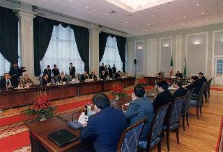 Visita ufficiale del Presidente Oscar Luigi Scalfaro nella Repubblica dell'Uzbekistan