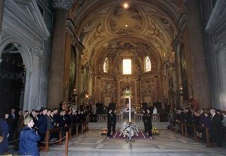 Partecipazione del Presidente della Repubblica ai funerali dell'on. Alfredo Pazzaglia, Roma, Basilica di S. Maria Maggiore