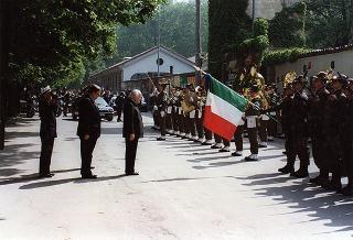 Intervento del Presidente della Repubblica Scalfaro a Reggio Emilia per la 70^ Adunata Nazionale dell'Associazione Nazionale Alpini