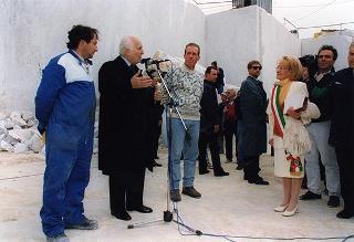 Visita del Presidente della Repubblica Scalfaro a Massa Carrara in occasione del 50° anniversario della consegna della Medaglia d'Oro al Valor Militare al Gonfalone della Provincia