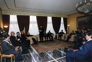 Asti: visita del Presidente della Repubblica in occasione della cerimonia di consegna della Medaglia d'Oro al Valor Militare al Gonfalone della Provincia