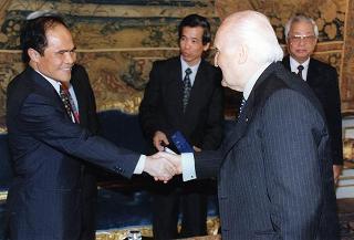Il Presidente della Repubblica Oscar Luigi Scalfaro incontra Vo Van Kiet, Primo Ministro della Repubblica Socialista del Vietnam