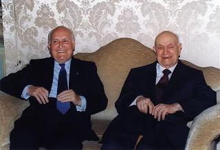 Intervento del Presidente della Repubblica alla cerimonia per il 90° compleanno del senatore a vita Francesco De Martino. Roma, Palazzo Giustiniani