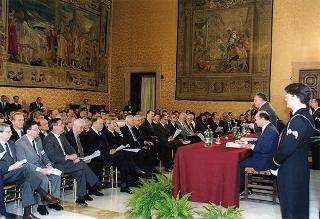 Intervento alla cerimonia di presentazione della relazione annuale del Garante per la Radiodiffusione e l'Editoria. Roma, Camera dei Deputati