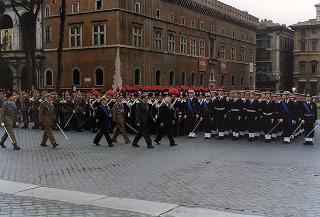 Roma, Altare della Patria: deposizione di una corona d'alloro da parte del Presidente della Repubblica in occasione della Festa Nazionale della Repubblica