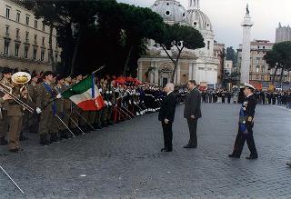 Roma, Altare della Patria: deposizione di una corona d'alloro da parte del Presidente della Repubblica in occasione della Festa Nazionale della Repubblica