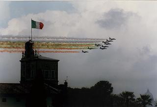 Roma, Altare della Patria: deposizione di una corona d'alloro da parte del Presidente della Repubblica in occasione della Festa Nazionale della Repubblica