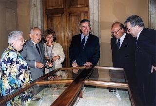 Visita del Presidente della Repubblica alla Mostra curata dall'Archivio Storico della Presidenza della Repubblica