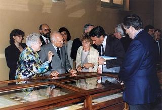 Visita del Presidente della Repubblica alla Mostra curata dall'Archivio Storico della Presidenza della Repubblica