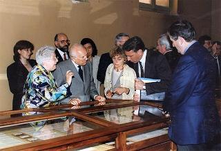 Visita del Presidente della Repubblica alla Mostra curata dall'Archivio Storico della Presidenza della Repubblica