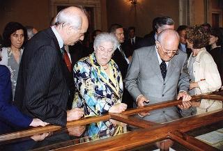 Visita del Presidente della Repubblica alla Mostra curata dall'Archivio Storico della Presidenza della Repubblica