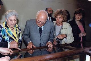 Visita del Presidente della Repubblica alla Mostra curata dall'Archivio Storico della Presidenza della Repubblica