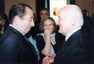 Roma, Teatro dell'Opera: intervento del Presidente della Repubblica al Concerto dell'Orchestra Sinfonica Nazionale della RAI, diretta dal Maestro Giuseppe Sinopoli, in occasione della Festa Nazionale della Repubblica