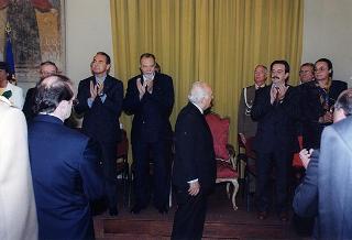 Alessandria: visita del Presidente della Repubblica in occasione della cerimonia di consegna della Medaglia d'Oro al Valor Militare al Gonfalone della Provincia