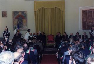 Alessandria: visita del Presidente della Repubblica in occasione della cerimonia di consegna della Medaglia d'Oro al Valor Militare al Gonfalone della Provincia