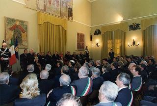 Alessandria: visita del Presidente della Repubblica in occasione della cerimonia di consegna della Medaglia d'Oro al Valor Militare al Gonfalone della Provincia