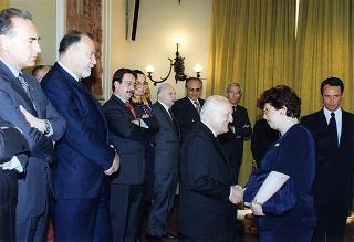 Alessandria: visita del Presidente della Repubblica in occasione della cerimonia di consegna della Medaglia d'Oro al Valor Militare al Gonfalone della Provincia