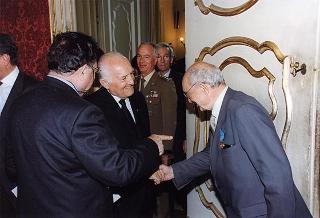 Alessandria: visita del Presidente della Repubblica in occasione della cerimonia di consegna della Medaglia d'Oro al Valor Militare al Gonfalone della Provincia
