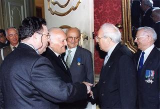 Alessandria: visita del Presidente della Repubblica in occasione della cerimonia di consegna della Medaglia d'Oro al Valor Militare al Gonfalone della Provincia