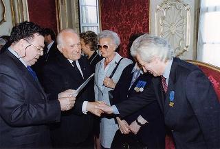 Alessandria: visita del Presidente della Repubblica in occasione della cerimonia di consegna della Medaglia d'Oro al Valor Militare al Gonfalone della Provincia
