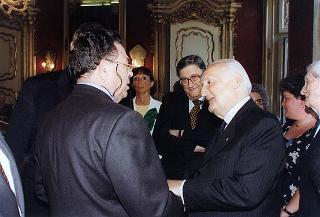Alessandria: visita del Presidente della Repubblica in occasione della cerimonia di consegna della Medaglia d'Oro al Valor Militare al Gonfalone della Provincia