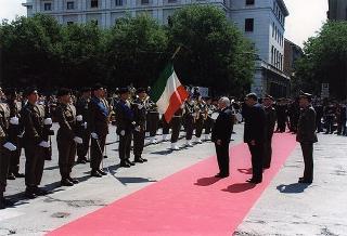 Alessandria: visita del Presidente della Repubblica in occasione della cerimonia di consegna della Medaglia d'Oro al Valor Militare al Gonfalone della Provincia