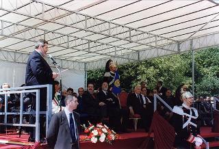 Alessandria: visita del Presidente della Repubblica in occasione della cerimonia di consegna della Medaglia d'Oro al Valor Militare al Gonfalone della Provincia