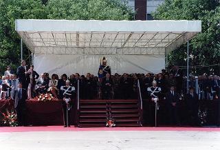 Alessandria: visita del Presidente della Repubblica in occasione della cerimonia di consegna della Medaglia d'Oro al Valor Militare al Gonfalone della Provincia