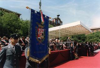 Alessandria: visita del Presidente della Repubblica in occasione della cerimonia di consegna della Medaglia d'Oro al Valor Militare al Gonfalone della Provincia