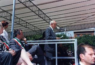 Alessandria: visita del Presidente della Repubblica in occasione della cerimonia di consegna della Medaglia d'Oro al Valor Militare al Gonfalone della Provincia