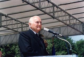 Alessandria: visita del Presidente della Repubblica in occasione della cerimonia di consegna della Medaglia d'Oro al Valor Militare al Gonfalone della Provincia