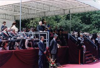 Alessandria: visita del Presidente della Repubblica in occasione della cerimonia di consegna della Medaglia d'Oro al Valor Militare al Gonfalone della Provincia