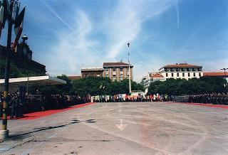 Alessandria: visita del Presidente della Repubblica in occasione della cerimonia di consegna della Medaglia d'Oro al Valor Militare al Gonfalone della Provincia