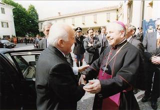 Alessandria: visita del Presidente della Repubblica in occasione della cerimonia di consegna della Medaglia d'Oro al Valor Militare al Gonfalone della Provincia