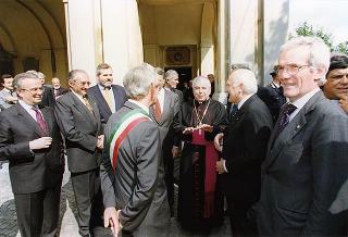 Alessandria: visita del Presidente della Repubblica in occasione della cerimonia di consegna della Medaglia d'Oro al Valor Militare al Gonfalone della Provincia