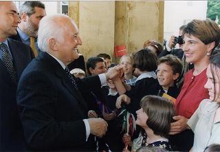 Alessandria: visita del Presidente della Repubblica in occasione della cerimonia di consegna della Medaglia d'Oro al Valor Militare al Gonfalone della Provincia