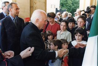 Alessandria: visita del Presidente della Repubblica in occasione della cerimonia di consegna della Medaglia d'Oro al Valor Militare al Gonfalone della Provincia