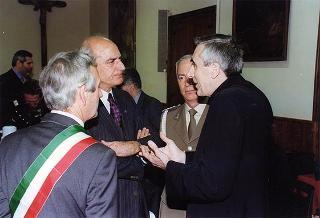 Alessandria: visita del Presidente della Repubblica in occasione della cerimonia di consegna della Medaglia d'Oro al Valor Militare al Gonfalone della Provincia