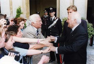 Alessandria: visita del Presidente della Repubblica in occasione della cerimonia di consegna della Medaglia d'Oro al Valor Militare al Gonfalone della Provincia