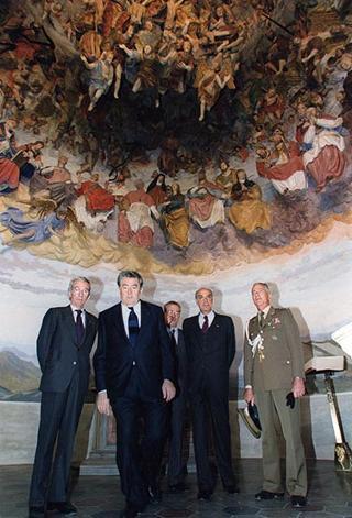 Alessandria: visita del Presidente della Repubblica in occasione della cerimonia di consegna della Medaglia d'Oro al Valor Militare al Gonfalone della Provincia