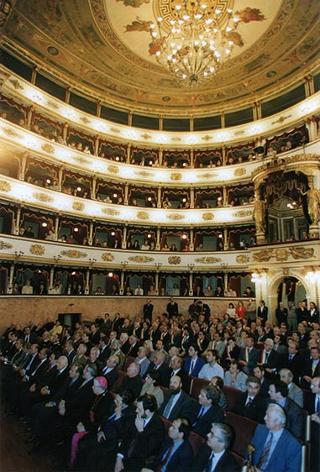Alessandria: visita del Presidente della Repubblica in occasione della cerimonia di consegna della Medaglia d'Oro al Valor Militare al Gonfalone della Provincia